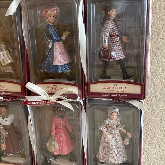 COMPLETE SET of 8 American Girl / Pleasant Co. figurines by Hallmark. 2002. - Picture 2 of 14